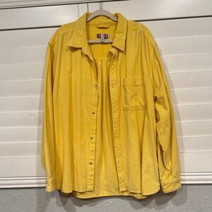Urban Outfitters Yellow Shirt Jacket